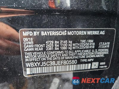 Zdjęcie 13 z 13 samochodu: 2018 BMW X2 XDRIVE28I VIN:WBXYJ5C38JEF80580 - miniatura
