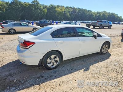 Trzecie zdjęcie samochodu z tyłu: 2013 HONDA CIVIC LX VIN:19XFB2F54DE083657 - miniatura