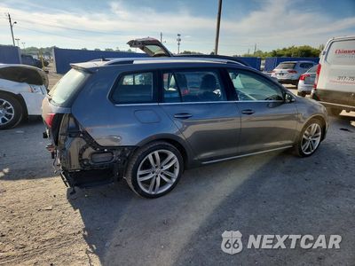 Trzecie zdjęcie samochodu z tyłu: 2017 VOLKSWAGEN GOLF SPORTWAGEN S VIN:3VWC17AU2HM501627 - miniatura