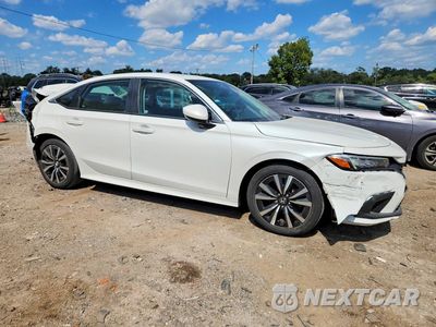 Czwarte zdjęcie samochodu z boku: 2022 HONDA CIVIC EX VIN:2HGFE1F76NH323365 - miniatura