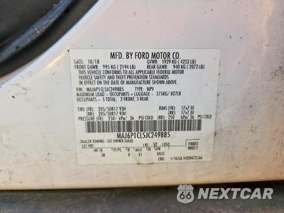Zdjęcie 13 z 13 samochodu: 2018 FORD ECOSPORT SES VIN:MAJ6P1CL5JC249885 - miniatura