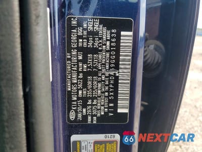 Zdjęcie 13 z 13 samochodu: 2016 KIA SORENTO EX VIN:5XYPHDA59GG018638 - miniatura