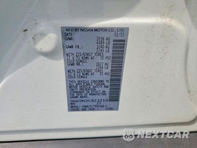 Zdjęcie 14 z 14 samochodu: 2015 NISSAN ROGUE SV VIN:5N1AT2MT2FC823219 - miniatura