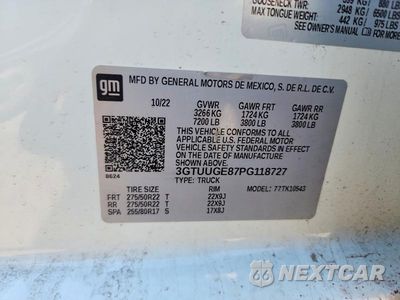 Zdjęcie 12 z 12 samochodu: 2023 GMC SIERRA K1500 DENALI VIN:3GTUUGE87PG118727 - miniatura