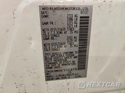 Zdjęcie 13 z 13 samochodu: 2017 INFINITI QX60 BASE VIN:5N1DL0MM3HC556878 - miniatura