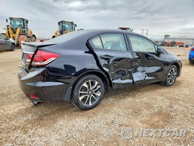 Trzecie zdjęcie samochodu z tyłu: 2013 HONDA CIVIC EX VIN:19XFB2F80DE031498 - miniatura