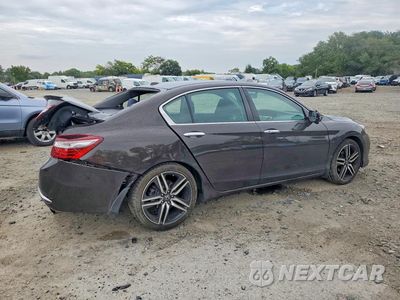 Trzecie zdjęcie samochodu z tyłu: 2016 HONDA ACCORD EX VIN:1HGCR2F72GA221639 - miniatura
