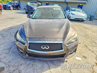 Piąte zdjęcie samochodu w środku: 2014 INFINITI Q50 PREMIUM VIN:JN1BV7AR0EM697172 - miniatura