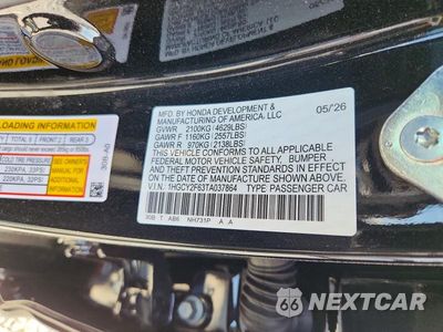 Zdjęcie 12 z 12 samochodu: 2026 HONDA ACCORD HYBRID EXL VIN:1HGCY2F63TA037864 - miniatura