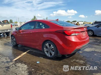 Drugie zdjęcie samochodu z przodu: 2014 HYUNDAI ELANTRA COUPE BASE VIN:KMHDH6AH3EU026363 - miniatura