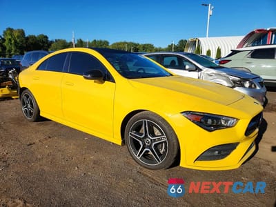 Czwarte zdjęcie samochodu z boku: 2020 MERCEDES-BENZ CLA 250 4MATIC VIN:WDD5J4HB9LN060291 - miniatura