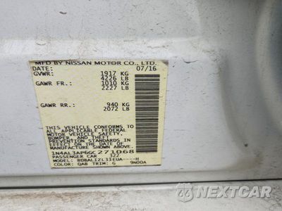 Zdjęcie 13 z 13 samochodu: 2016 NISSAN ALTIMA 2.5 SV VIN:1N4AL3AP6GC271068 - miniatura