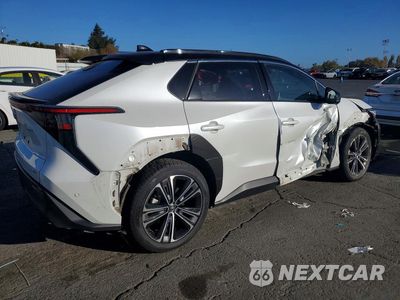 Trzecie zdjęcie samochodu z tyłu: 2024 TOYOTA BZ4X LIMITED VIN:JTMABACAXRA056222 - miniatura
