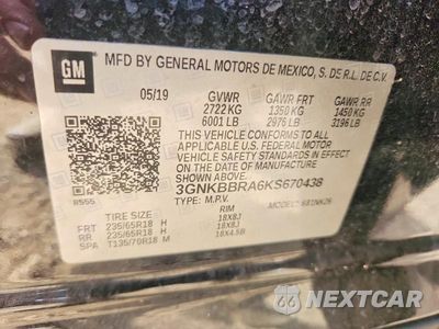 Zdjęcie 14 z 14 samochodu: 2019 CHEVROLET BLAZER 1LT VIN:3GNKBBRA6KS670438 - miniatura