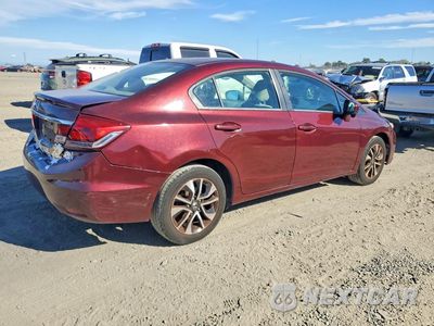 Trzecie zdjęcie samochodu z tyłu: 2015 HONDA CIVIC EX VIN:19XFB2F86FE202399 - miniatura