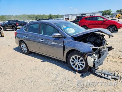 Czwarte zdjęcie samochodu z boku: 2019 NISSAN SENTRA SV VIN:3N1AB7AP6KY430419 - miniatura