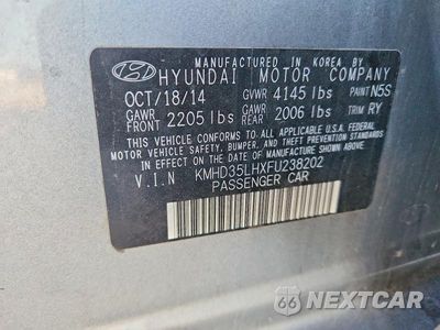 Zdjęcie 12 z 12 samochodu: 2015 HYUNDAI ELANTRA GT BASE VIN:KMHD35LHXFU238202 - miniatura