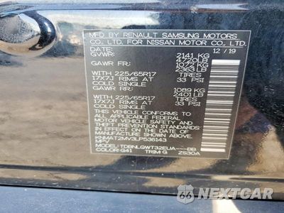 Zdjęcie 14 z 14 samochodu: 2020 NISSAN ROGUE SV VIN:KNMAT2MV3LP536143 - miniatura