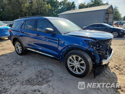 Czwarte zdjęcie samochodu z boku: 2022 FORD EXPLORER XLT VIN:1FMSK8DH6NGA76933 - miniatura