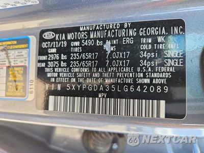 Zdjęcie 14 z 14 samochodu: 2020 KIA SORENTO LX VIN:5XYPGDA35LG642089 - miniatura