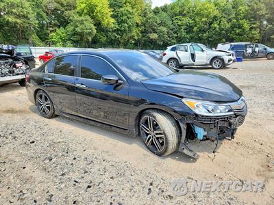 Czwarte zdjęcie samochodu z boku: 2016 HONDA ACCORD SPORT VIN:1HGCR2F5XGA089244 - miniatura