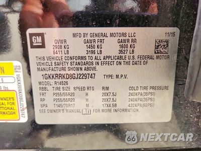 Zdjęcie 13 z 13 samochodu: 2016 GMC ACADIA SLT-1 VIN:1GKKRRKD8GJ229747 - miniatura