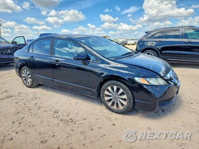Czwarte zdjęcie samochodu z boku: 2009 HONDA CIVIC EX VIN:1HGFA16819L005960 - miniatura