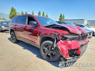 Czwarte zdjęcie samochodu z boku: 2021 JEEP GRAND CHEROKEE L LAREDO VIN:1C4RJJAG8M8163959 - miniatura