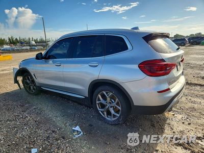 Drugie zdjęcie samochodu z przodu: 2021 BMW X3 SDRIVE30I VIN:5UXTY3C07M9H17369 - miniatura