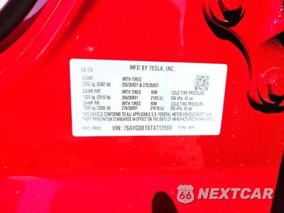 Zdjęcie 12 z 12 samochodu: 2026 TESLA MODEL Y VIN:7SAYGDET6TA712589 - miniatura