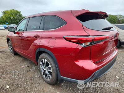 Drugie zdjęcie samochodu z przodu: 2021 TOYOTA HIGHLANDER XLE VIN:5TDGZRBHXMS559098 - miniatura