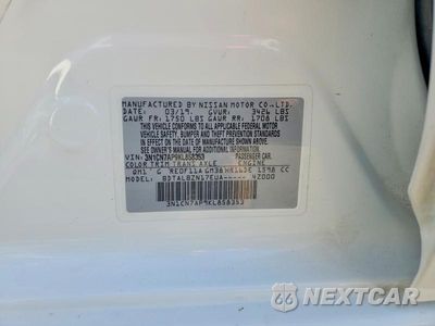 Zdjęcie 12 z 12 samochodu: 2019 NISSAN VERSA SV VIN:3N1CN7AP9KL858353 - miniatura