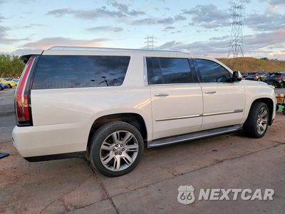 Trzecie zdjęcie samochodu z tyłu: 2016 CADILLAC ESCALADE ESV LUXURY VIN:1GYS4HKJ6GR409525 - miniatura