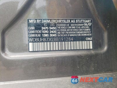 Zdjęcie 13 z 13 samochodu: 2008 MERCEDES-BENZ E 350 4MATIC WAGON VIN:WDBUH87X28B191284 - miniatura