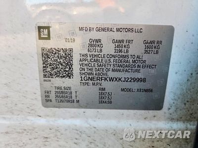 Zdjęcie 13 z 13 samochodu: 2019 CHEVROLET TRAVERSE LS VIN:1GNERFKWXKJ229998 - miniatura