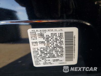 Zdjęcie 14 z 14 samochodu: 2011 NISSAN ROGUE S VIN:JN8AS5MV8BW672751 - miniatura