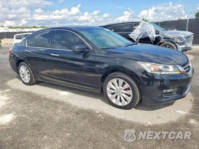 Czwarte zdjęcie samochodu z boku: 2013 HONDA ACCORD EXL VIN:1HGCR3F87DA028509 - miniatura