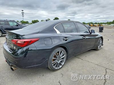 Trzecie zdjęcie samochodu z tyłu: 2019 INFINITI Q50 3.0T LUXE VIN:JN1EV7AP9KM514679 - miniatura