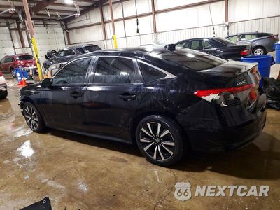 Drugie zdjęcie samochodu z przodu: 2022 HONDA CIVIC EX VIN:JHMFE1F70NX002589 - miniatura