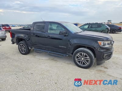 Czwarte zdjęcie samochodu z boku: 2021 CHEVROLET COLORADO LT VIN:1GCGSCEN5M1137689 - miniatura