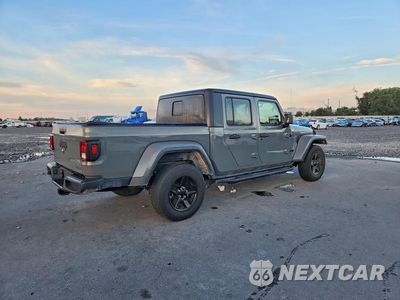 Trzecie zdjęcie samochodu z tyłu: 2021 JEEP GLADIATOR SPORT VIN:1C6HJTAG6ML583229 - miniatura