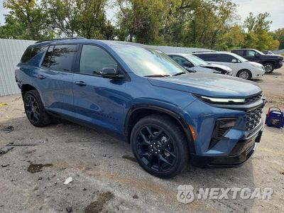 Czwarte zdjęcie samochodu z boku: 2025 CHEVROLET TRAVERSE RS VIN:1GNEVLRS8SJ204840 - miniatura