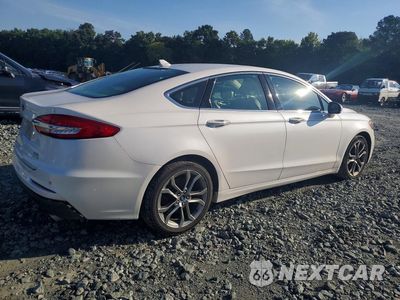 Trzecie zdjęcie samochodu z tyłu: 2019 FORD FUSION SEL VIN:3FA6P0CD1KR198181 - miniatura