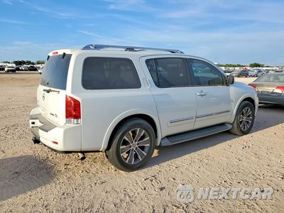 Trzecie zdjęcie samochodu z tyłu: 2015 NISSAN ARMADA SL VIN:5N1BA0ND9FN604008 - miniatura