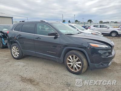 Czwarte zdjęcie samochodu z boku: 2015 JEEP CHEROKEE LIMITED VIN:1C4PJMDS3FW775249 - miniatura