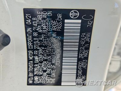 Zdjęcie 12 z 12 samochodu: 2021 TOYOTA COROLLA LE VIN:JTDEPMAE5MJ186198 - miniatura