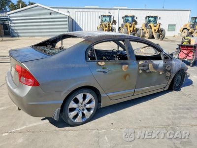 Trzecie zdjęcie samochodu z tyłu: 2007 HONDA CIVIC LX VIN:1HGFA16527L089550 - miniatura