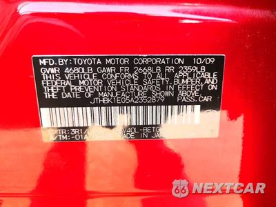 Zdjęcie 12 z 12 samochodu: 2010 LEXUS ES 350 VIN:JTHBK1EG5A2352879 - miniatura