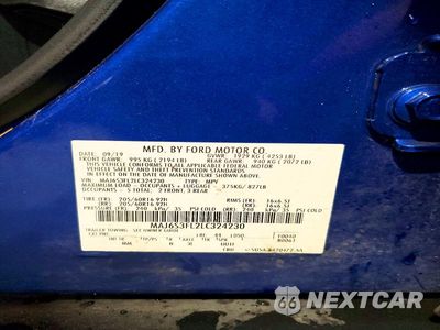 Zdjęcie 12 z 12 samochodu: 2020 FORD ECOSPORT S VIN:MAJ6S3FL2LC324230 - miniatura