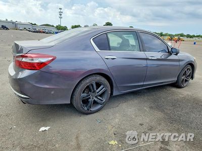 Trzecie zdjęcie samochodu z tyłu: 2016 HONDA ACCORD EX VIN:1HGCR2F74GA092514 - miniatura